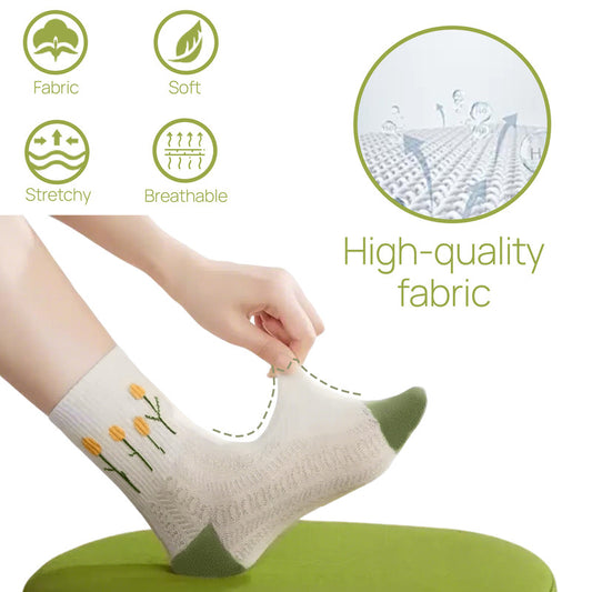 Socks - 10-Pack Women's Socks - Women's Instagram-Style - Casual Home Socks - Soft - Breathable - Versatile V1265-W14-10