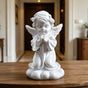 Kneeling Angel Girl Blessing Figurine, Resin Ornament Gift Decor V1265-YY-06