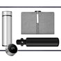 Luxury Corporate Gift Set Temperature Display Bottle Auto Umbrella Notebook, Premium Business Office Gift Hamper, All Weather Practical Employee Client Present-gray