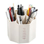 1pc 360 Rotating Plastic Desk Pen Organizer , Dual-Purpose Art Supply Pencil Cup for Office, School, Home V1265-YY-22