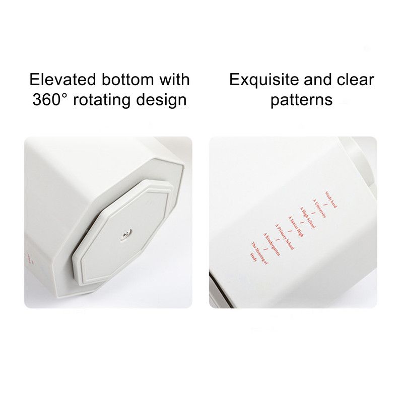 1pc 360 Rotating Plastic Desk Pen Organizer , Dual-Purpose Art Supply Pencil Cup for Office, School, Home V1265-YY-22