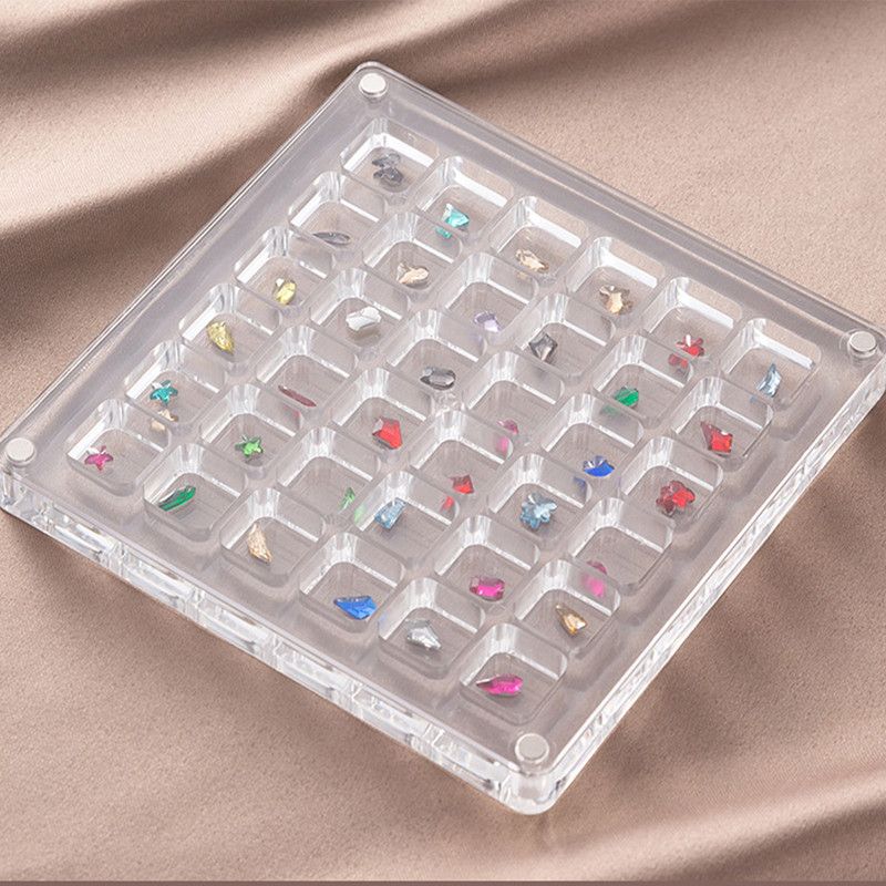 Acrylic Magnetic Seashell Display Box,Clear Sea Shell Display Box,Beach Magnet Storage Organizer Case for V1265-YY-26
