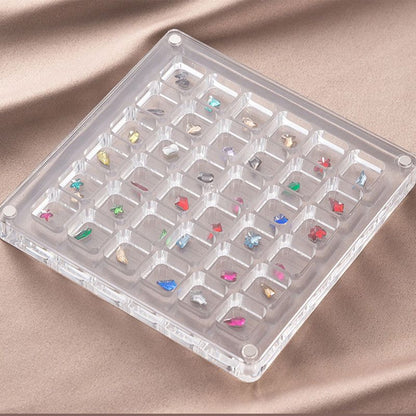 Acrylic Magnetic Seashell Display Box,Clear Sea Shell Display Box,Beach Magnet Storage Organizer Case for V1265-YY-26