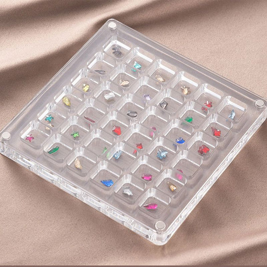 Acrylic Magnetic Seashell Display Box,Clear Sea Shell Display Box,Beach Magnet Storage Organizer Case for V1265-YY-26