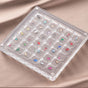 Acrylic Magnetic Seashell Display Box,Clear Sea Shell Display Box,Beach Magnet Storage Organizer Case for V1265-YY-26