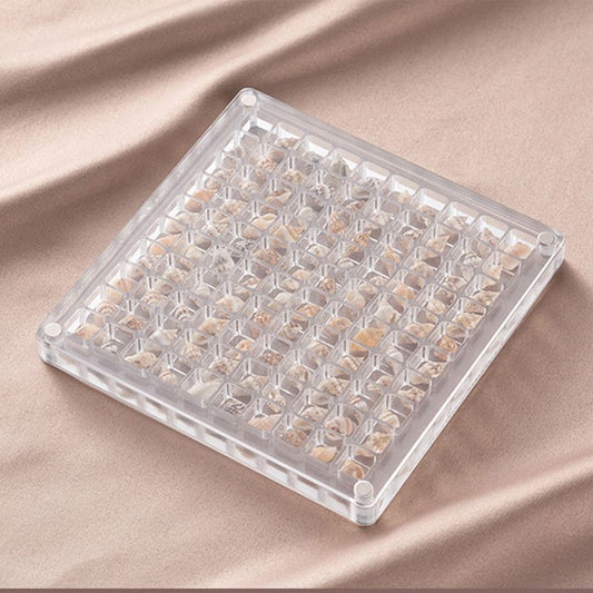 Acrylic Magnetic Seashell Display Box,Clear Sea Shell Display Box,Beach Magnet Storage Organizer Case for V1265-YY-28
