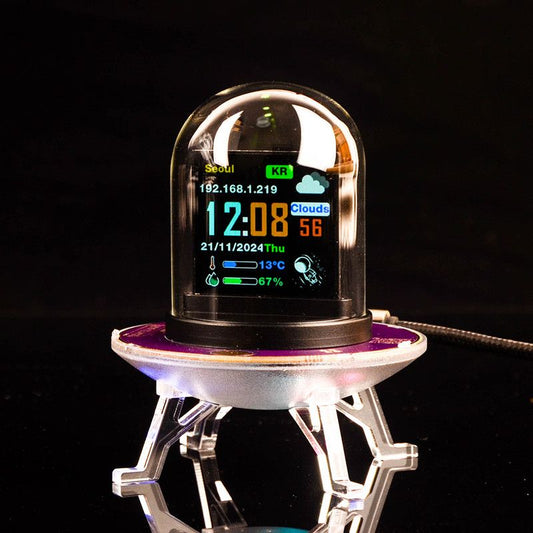Multi-functional product with stock, exchange rate, clock, and weather display V1265-YY-29