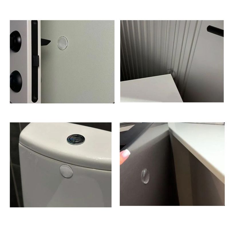 Silicone anti-collision bumpers for door handles and refrigerators. V1265-YY-32