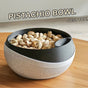 2-Tier Snack Bowl with Shell Disposal Compartment - Must-Have for Living Room V1265-YY-35