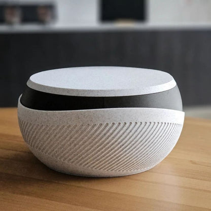2-Tier Snack Bowl with Shell Disposal Compartment - Must-Have for Living Room V1265-YY-35
