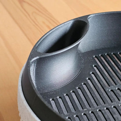 2-Tier Snack Bowl with Shell Disposal Compartment - Must-Have for Living Room V1265-YY-35