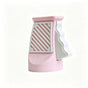 3D printed desktop ornament of a one-handed can opener, for beverages.Pink V1265-YY-40