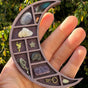 Wooden display stand for mini curiosities,Moon V1265-YY-55