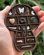 Wooden display stand for mini curiosities,Mushroom V1265-YY-57