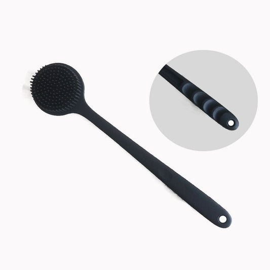 Long-Handle Silicone Massage Shower Brush - Back Scrubber for Bathing V1265-YY-63