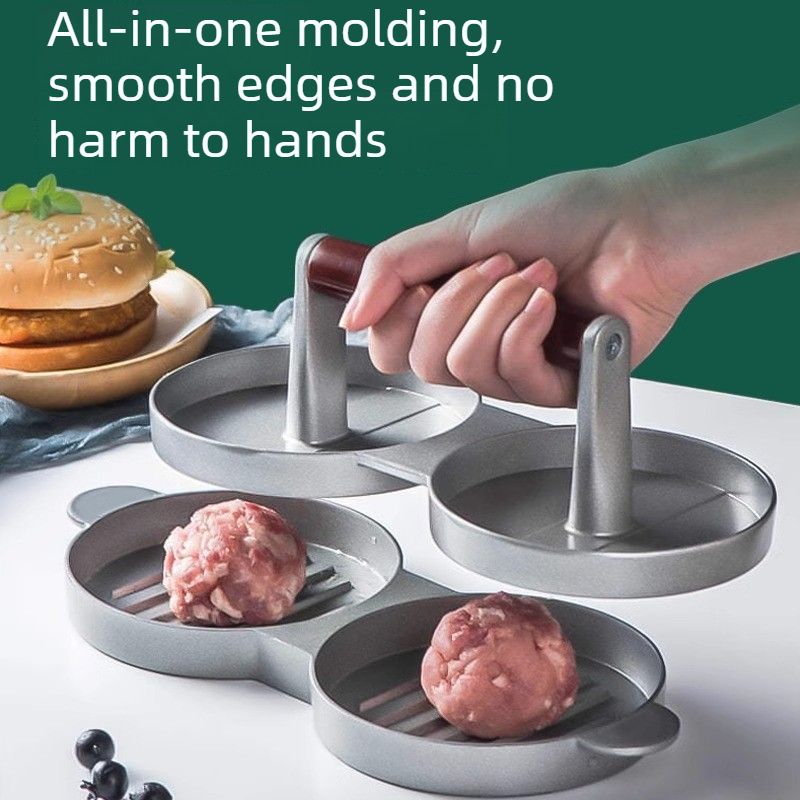 Double-Cavity Kitchen Hamburger Press for Home Use V1265-YY-66