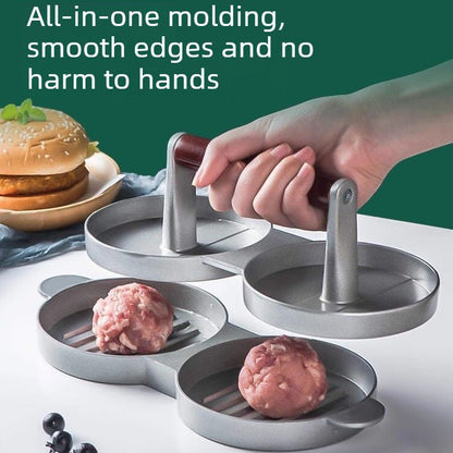 Double-Cavity Kitchen Hamburger Press for Home Use V1265-YY-66