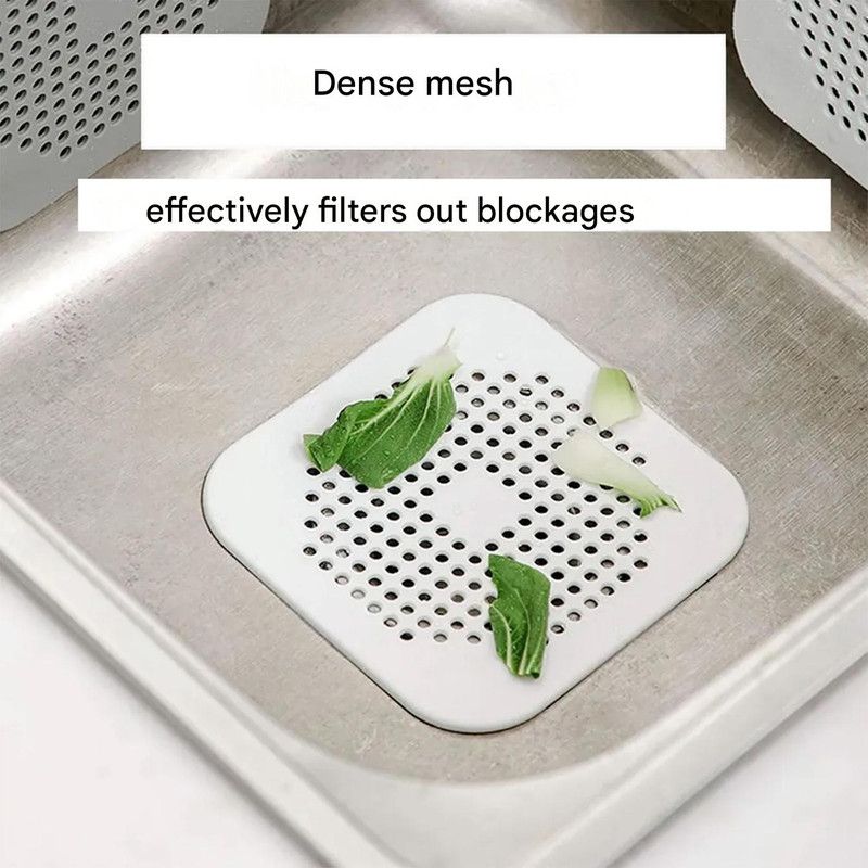 Silicone Sink Strainer for Kitchen & Bathroom - White V1265-YY-71