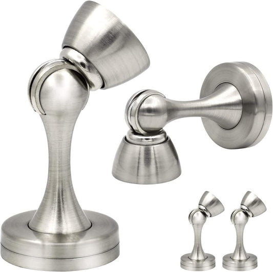 1PC Silent Door Stopper Bedroom Door Anti-Collision Door Catch - Silver V1265-YY-78
