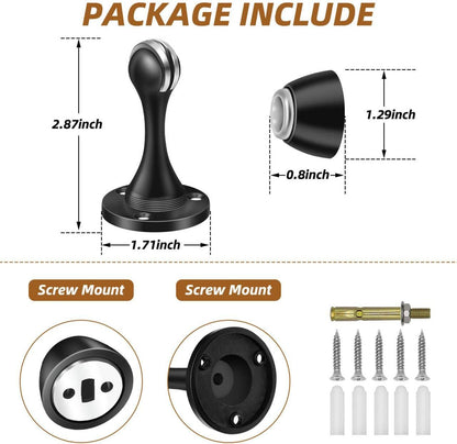 1PC Silent Door Stopper Bedroom Door Anti-Collision Door Catch - Black V1265-YY-79