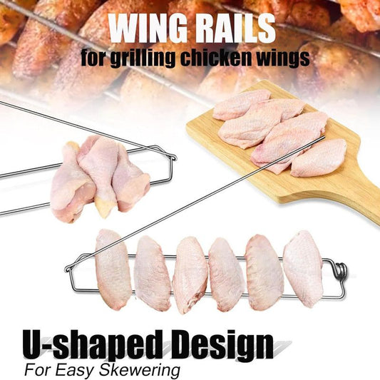 Outdoor BBQ Skewers - 4-Piece Grilling Set for Barbecue V1265-YY-93