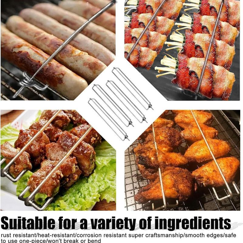 Outdoor BBQ Skewers - 4-Piece Grilling Set for Barbecue V1265-YY-93