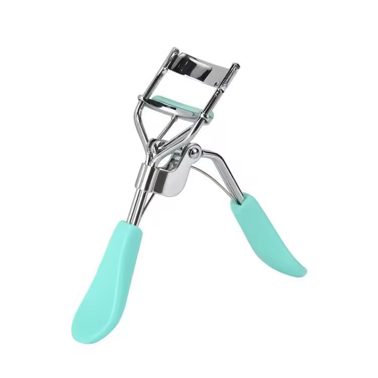 Premium Spring-Loaded Eyelash Curler - Wide Anti-Slip Handle for Easy Grip - Professional Makeup Lash Tool V1268-MZ00011