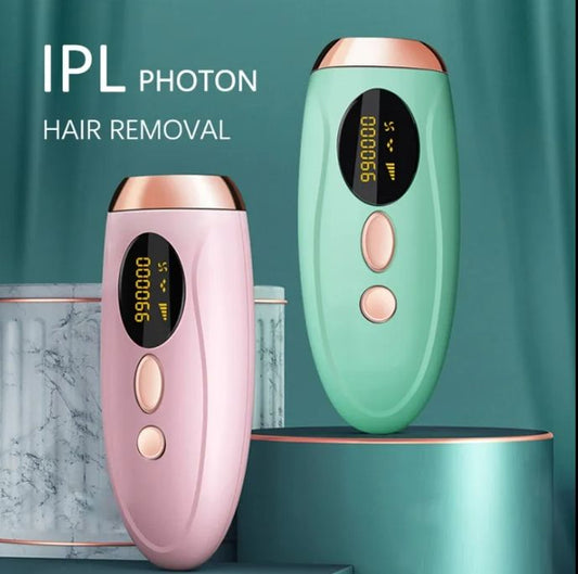 Blue Permanent IPL Hair Removal for Women & Men | Advanced Ice Cooling Tech for Painless Treatment | 999,999 V1268-MZ000156