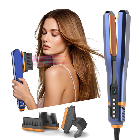 Blue Revolutionary Wet to Straight Airflow Styler | 2-in-1 Ionic Hair Dryer & Straightener | 200 Million V1268-MZ00092