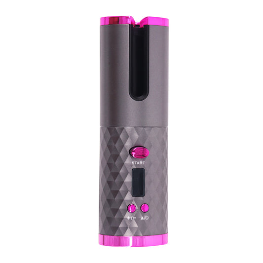 Purple Portable Wireless Auto Hair Curler | Smart Anti-Tangle Curling Wand with 5000mAh Power Bank Function | V1268-MZ00095
