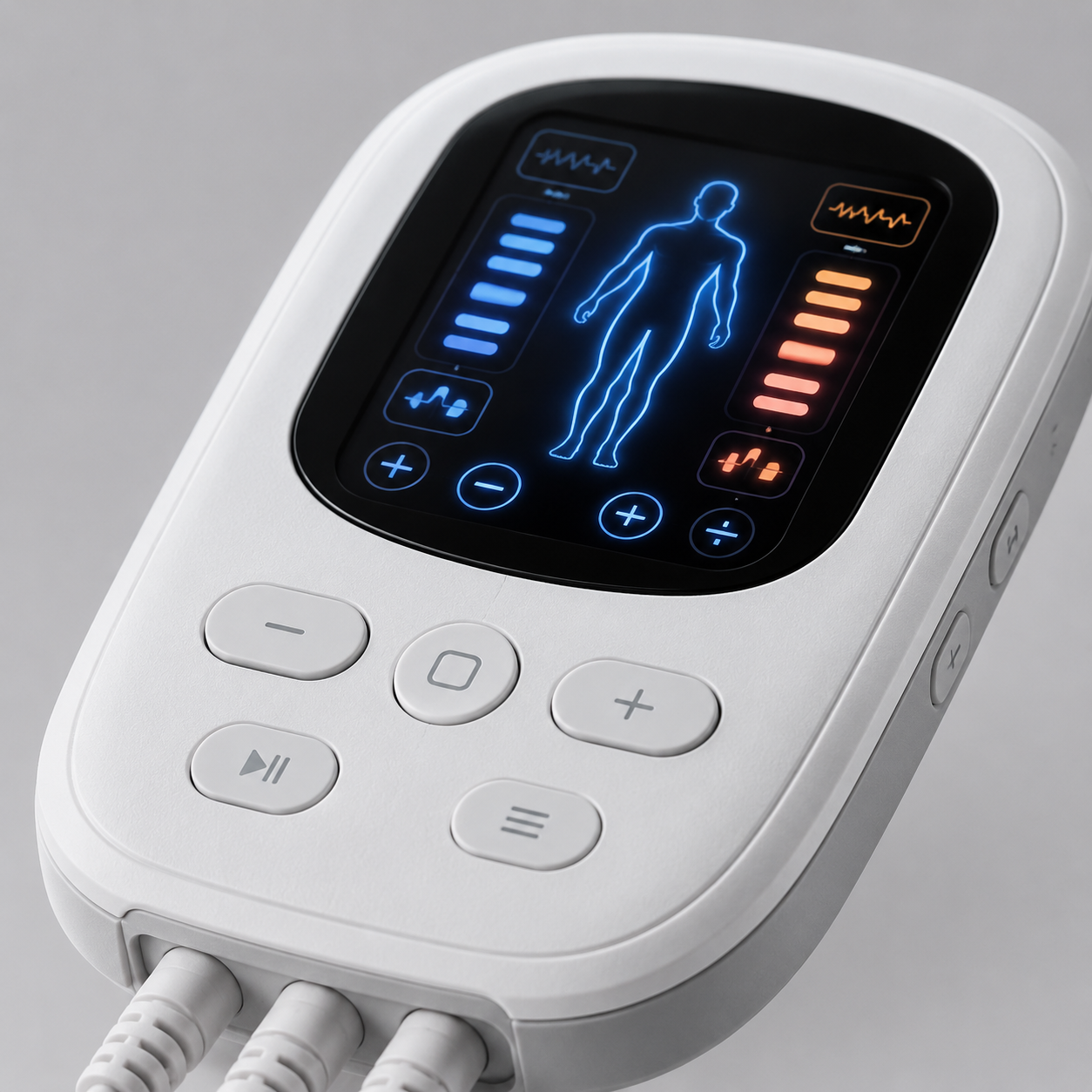 4-in-1 TENS/EMS Muscle Stimulator Dual Channel Rechargeable V1288-AMZ-B0CJR9T2T3