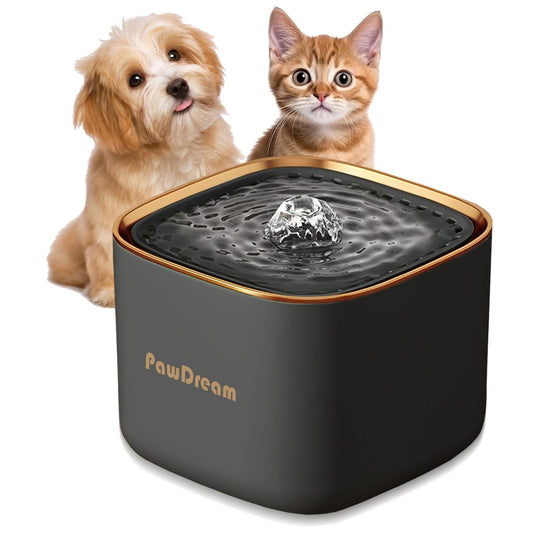 Automatic Cat Water Fountain 2.5L, Ultra-Quiet Pet Drinking Fountain for Cats & Dogs, BPA-Free with V1288-PET-FNT-PLA-3L-001