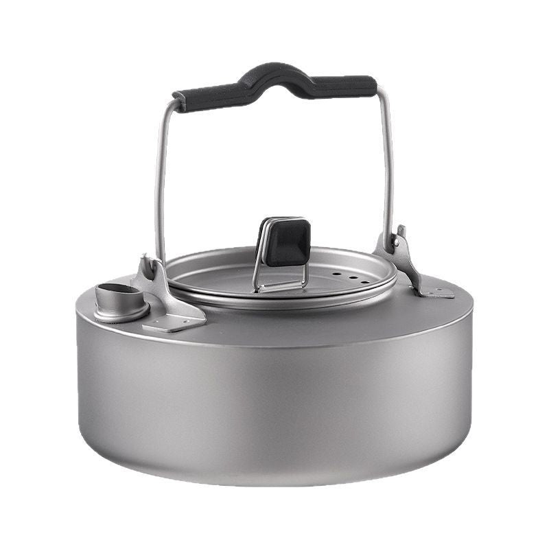 Pure titanium kettle, outdoor teapot, cookware, camping equipment, outdoor camping tableware, portable V1288-TB-LUYING-0424002
