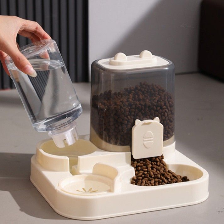 2-in-1 Pet Feeder Water Bowl Cat Dog Use V1289-PET-BOWL-004