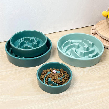 Ceramic Slow Feeder Bowl Anti-Choke Pet Bowl V1289-PET-BOWL-005