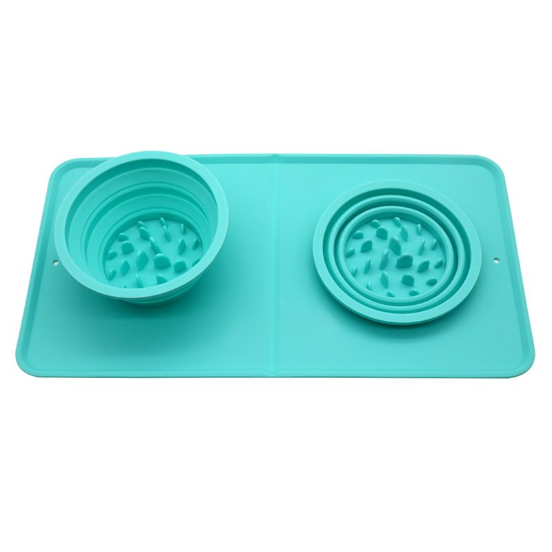 Non Slip Silicone Slow Feeder Bowl for Cat Dog V1289-PET-BOWL-009