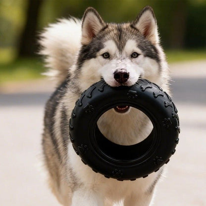 Durable Rubber Tire Dog Toy Indestructible Chew Stick for Medium Large Dogs V1289-PET-TOY-001
