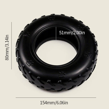 Durable Rubber Tire Dog Toy Indestructible Chew Stick for Medium Large Dogs V1289-PET-TOY-001