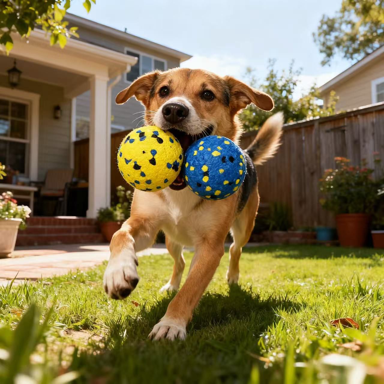 ETPU High Resilience Dog Ball Indestructible Chew Ball for Medium Large Dogs V1289-PET-TOY-002