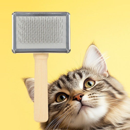 Long Hair Pet Steel Pin Brush V1289-PET-TOY-007