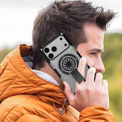 Armor Heavy Duty Magnetic Rotating Ring Kickstand Phone Case For iPhone 14 Pro Max, Anti-Drop Protective V1293-117977544700
