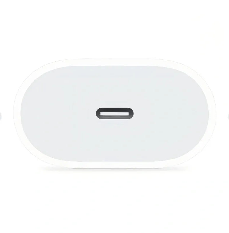 20W USB-C Fast Charger with 1m Cable - White, Compatible with iPhone 15/16/17 V1293-20WBS