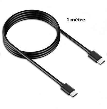 25W USB-C Fast Charger - Black, 1m Cable, Compatible with Samsung V1293-25W1M