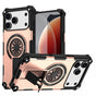 Armor Heavy Duty Magnetic Rotating Ring Kickstand Phone Case For iPhone 17, Anti-Drop Protective Cover In V1293-763658454839