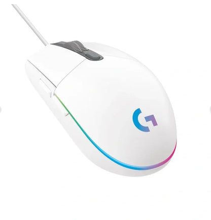 Logitech G203 LIGHTSYNC Wired Gaming Mouse - White V1293-BS-G102