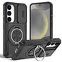 2-in-1 Magnetic Sliding Lens Case, Black for Samsung S25 V1293-MCH-25
