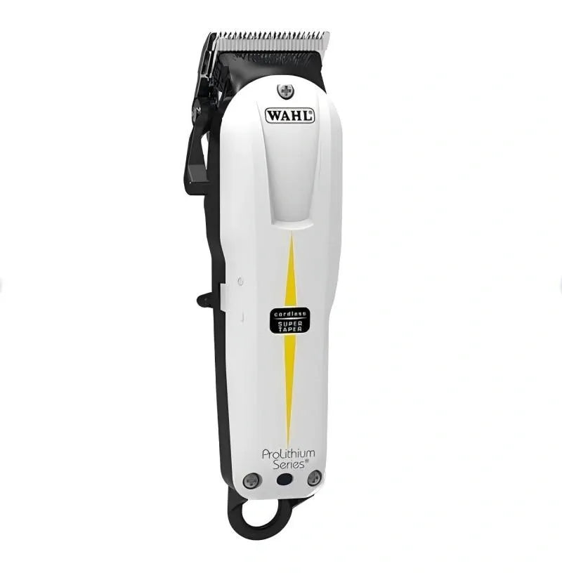 Wahl Super Taper Cordless Series ProLithium Battery White Professional Hair Clipper V1293-WAHL-HS6