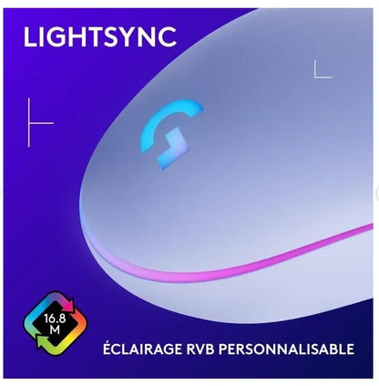 Logitech G203 LIGHTSYNC Wired Gaming Mouse - Lilac V1293-ZS-G102