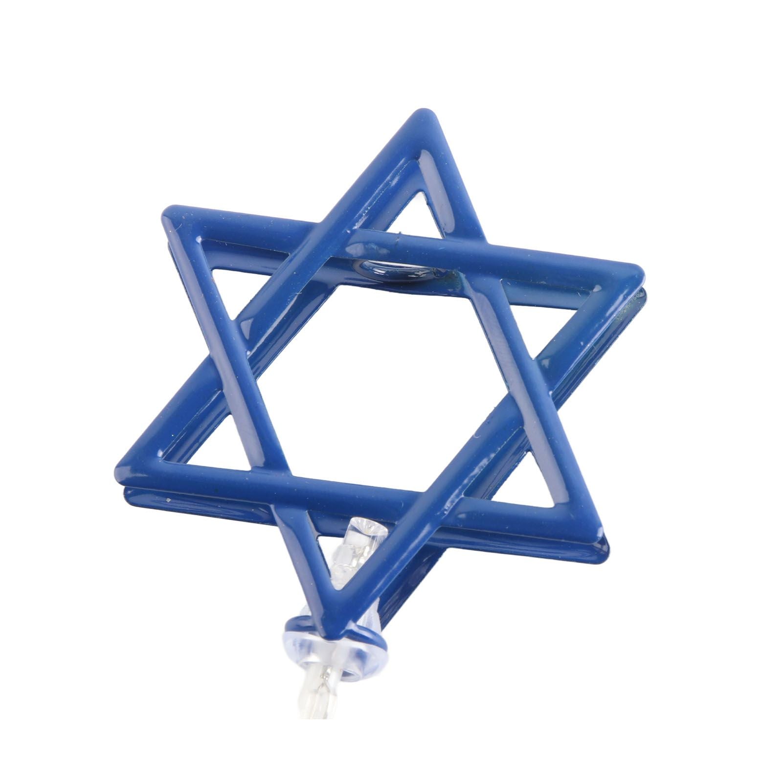 LED Hanukkah String Lights Hexagonal Star Fairy Light 3 Meters 20 LED Decoration Lights V1294-YM0512-10S87OV86