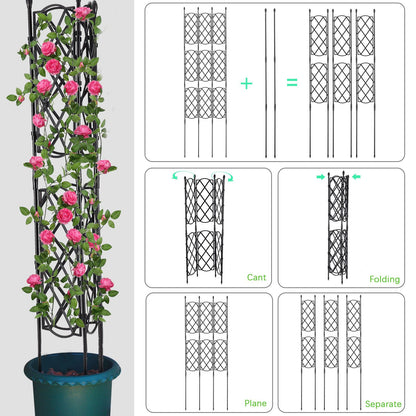 Plant Climbing Support Frame Lattice Frame Gardening Trellis Decorative Garden Trellis V1294-YM0512-221028TW03